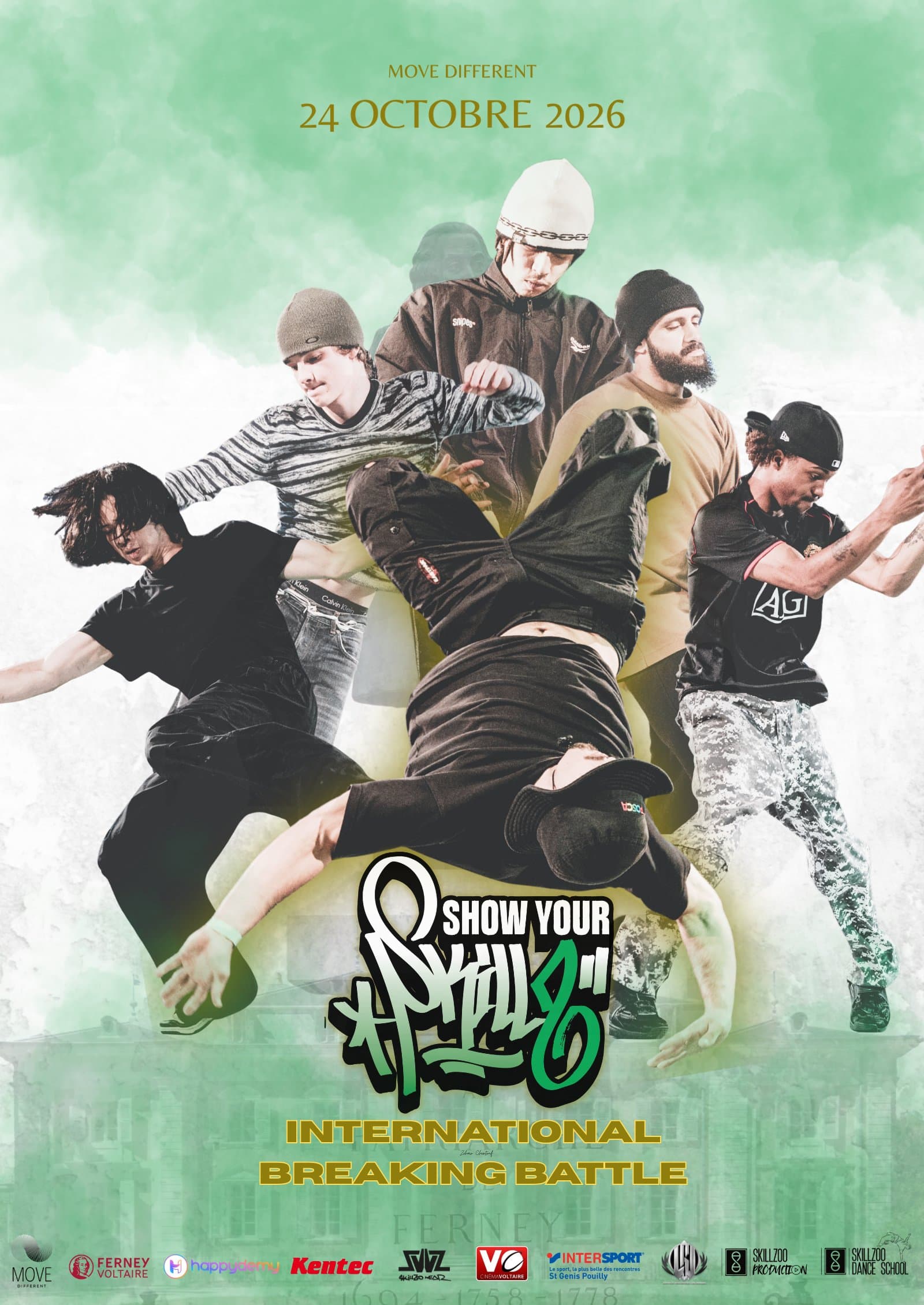 Affiche officielle Show Your Skillz 2026 - International Breaking Battle